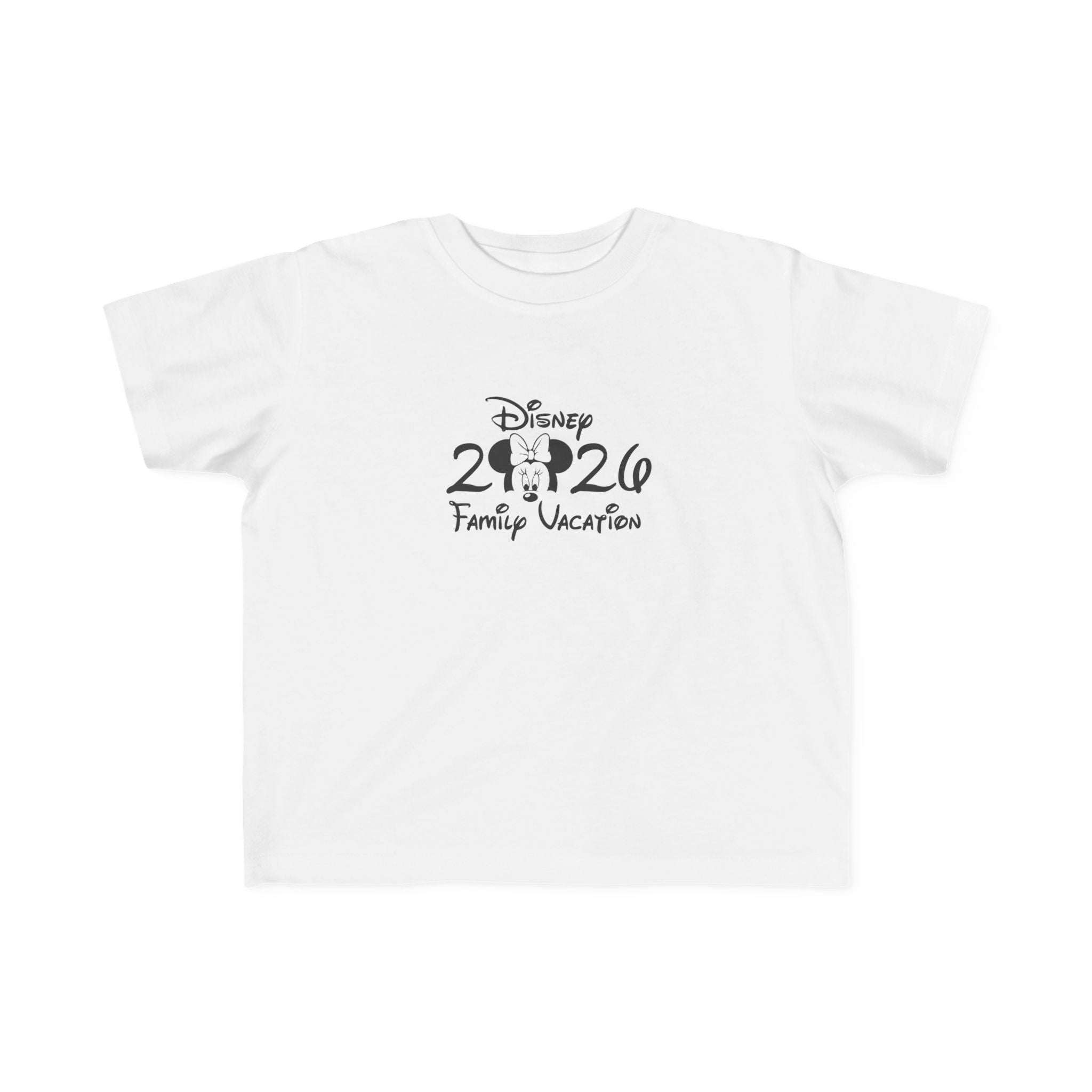 2026 Family Vacation Toddler Tee | Mickey Silhouette
