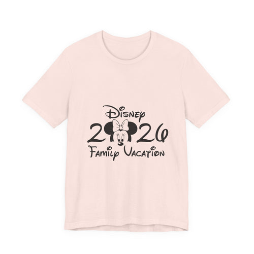 2026 Minnie Mouse Family Vacation T-Shirt | Disney Vacation Tee