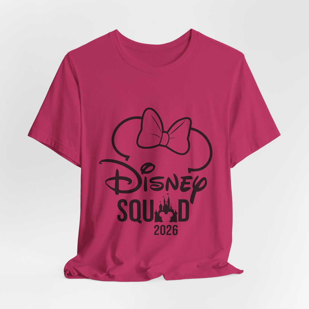 Disney Squad 2026 Tee | Minnie Bow Silhouette