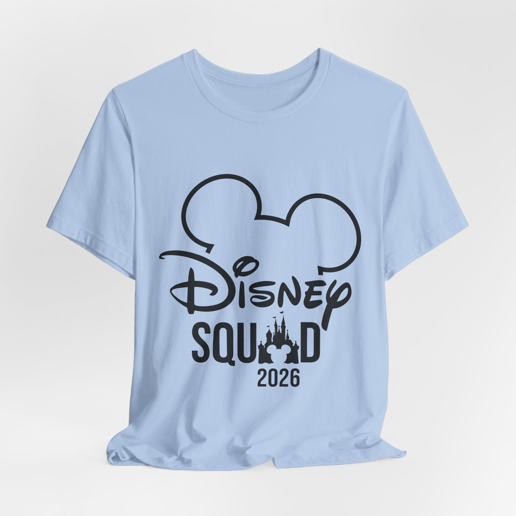 Disney Squad 2026 T-Shirt | Mouse Ears Castle Design