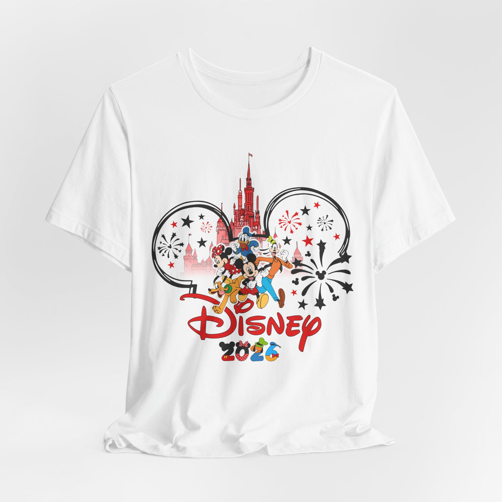 Disney Character Castle 2026 T-Shirt | Mickey Minnie Donald Tee