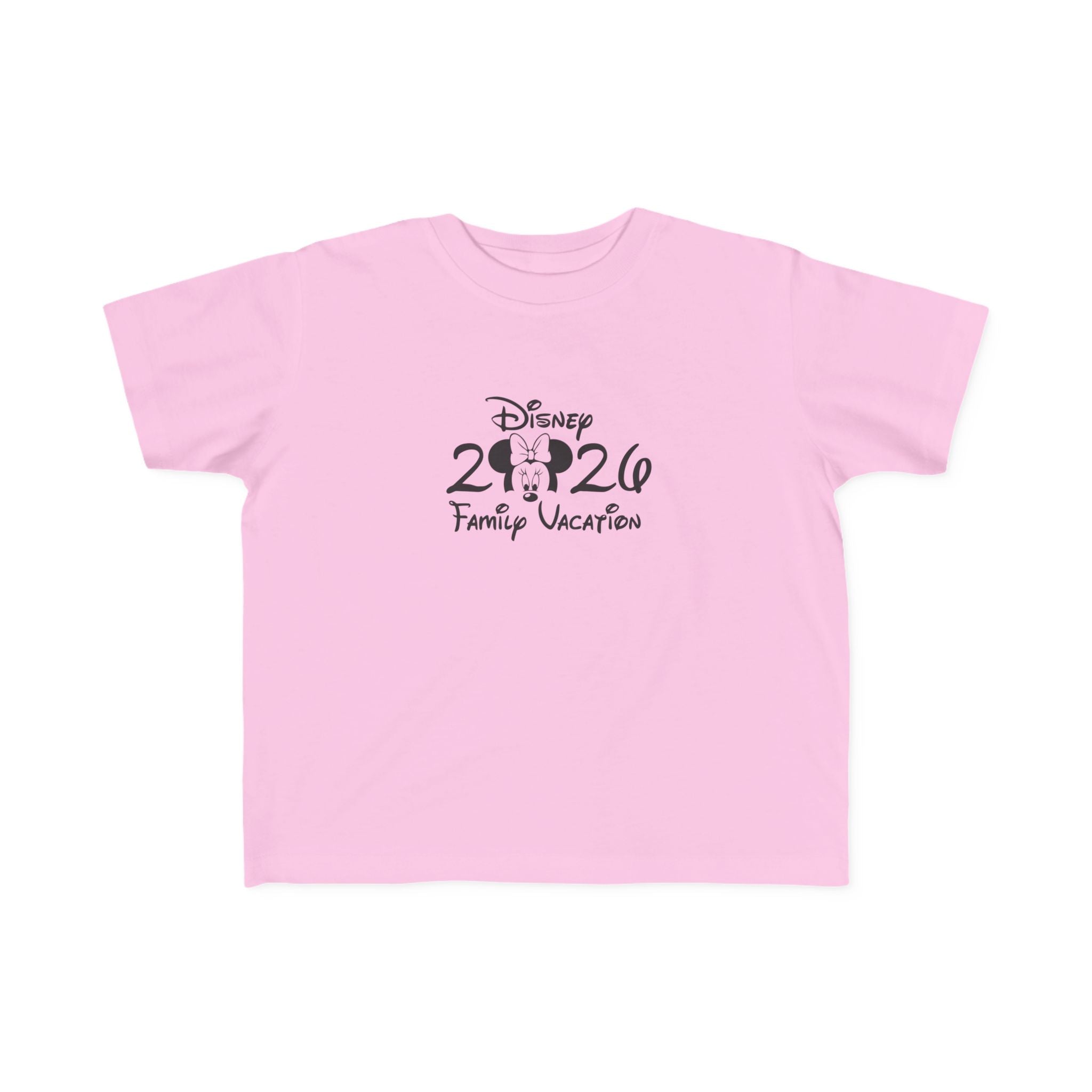 2026 Family Vacation Toddler Tee | Mickey Silhouette