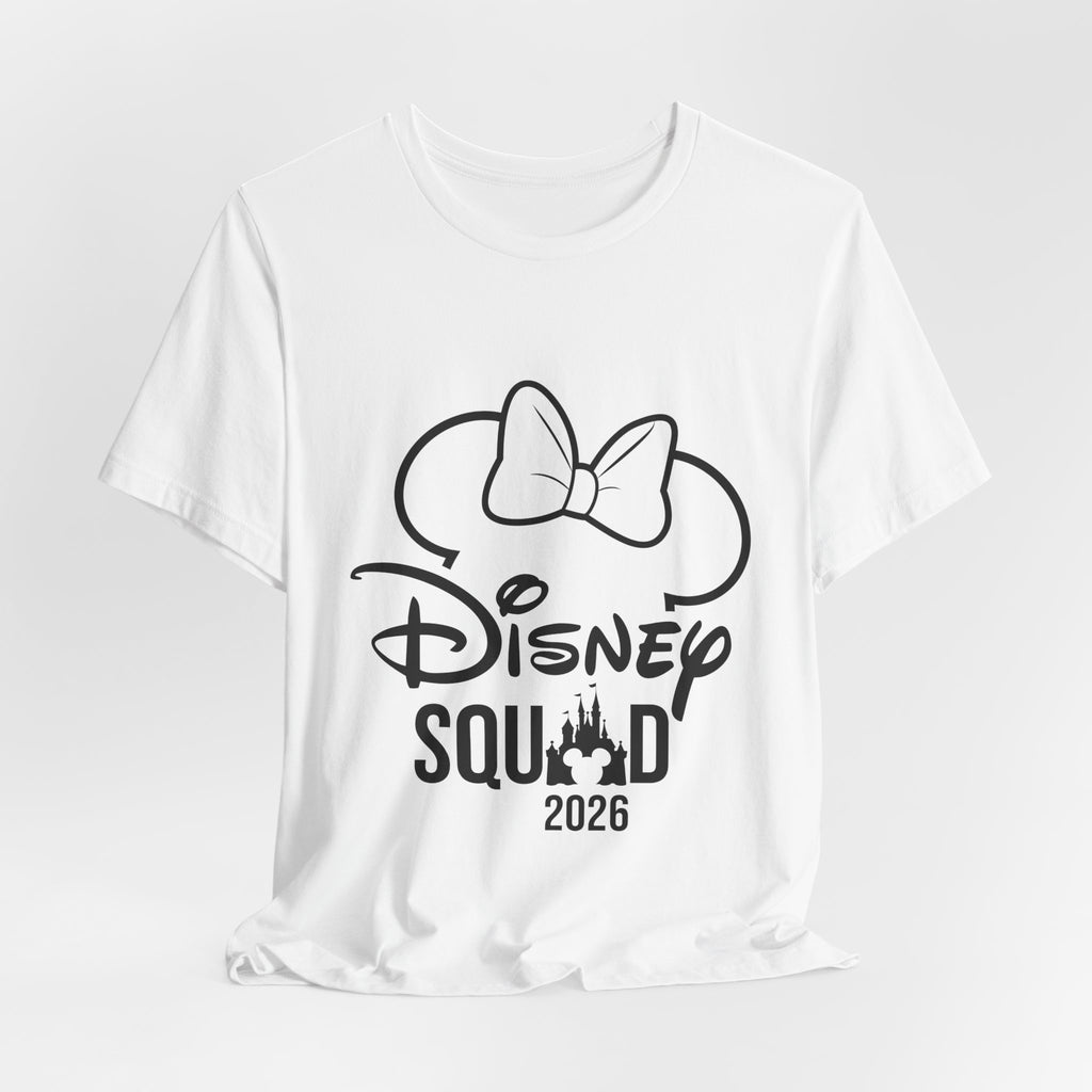 Disney Squad 2026 Tee | Minnie Bow Silhouette
