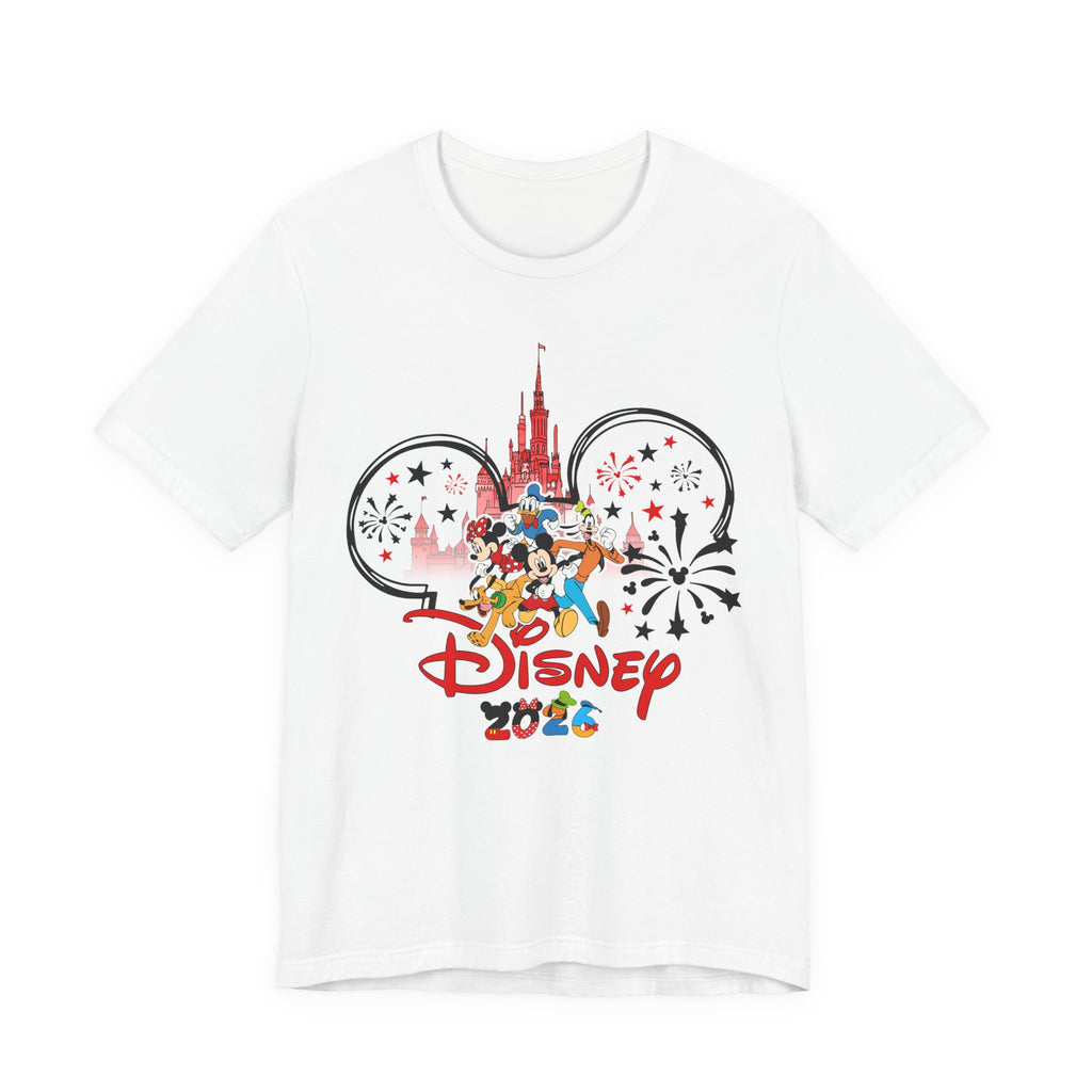 Disney Character Castle 2026 T-Shirt | Mickey Minnie Donald Tee