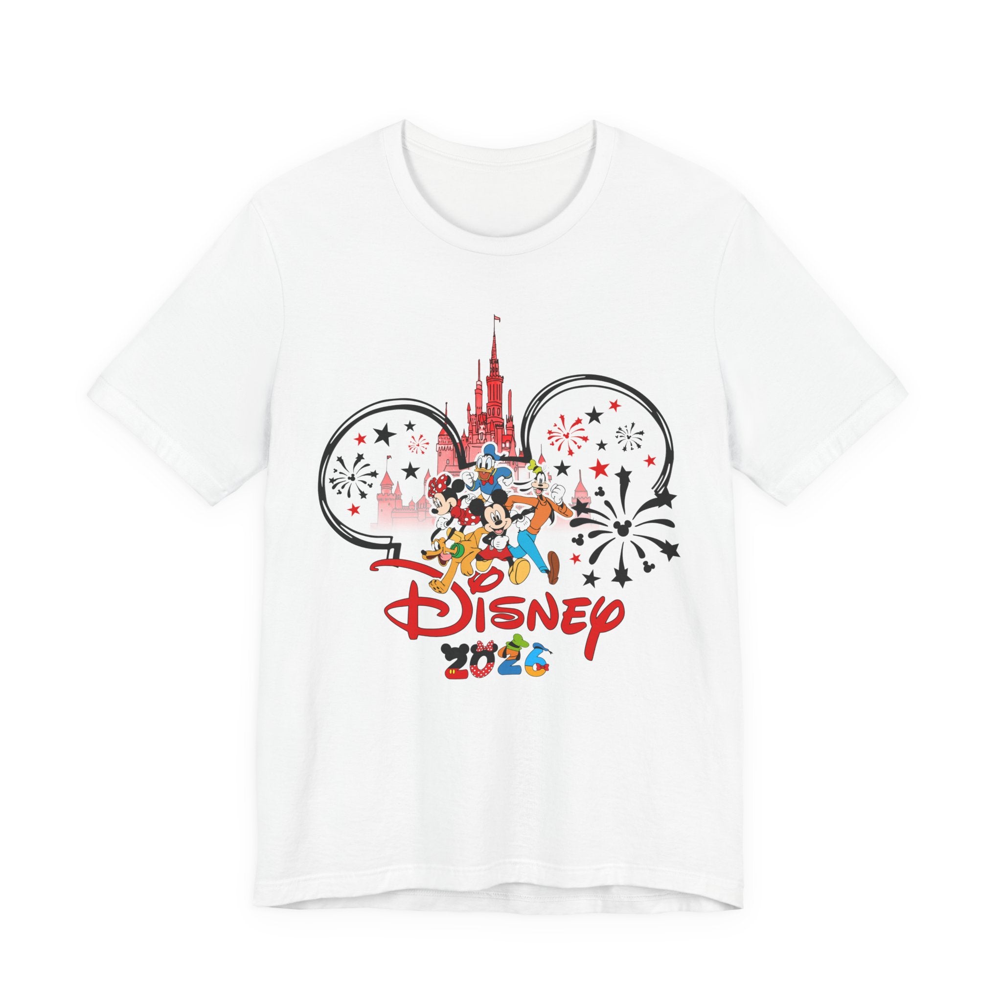 Disney Character Castle 2026 T-Shirt | Mickey Minnie Donald Tee