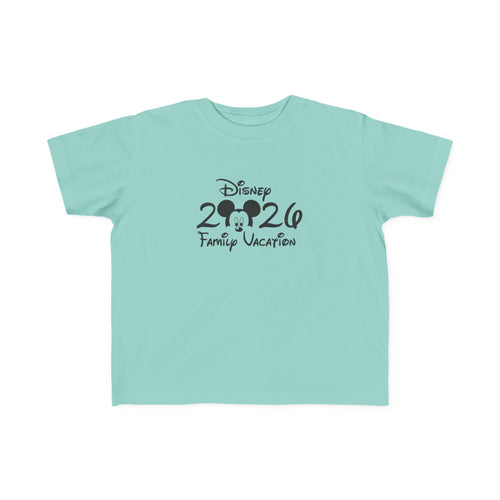 2026 Mickey Mouse Family Vacation Toddler Tee