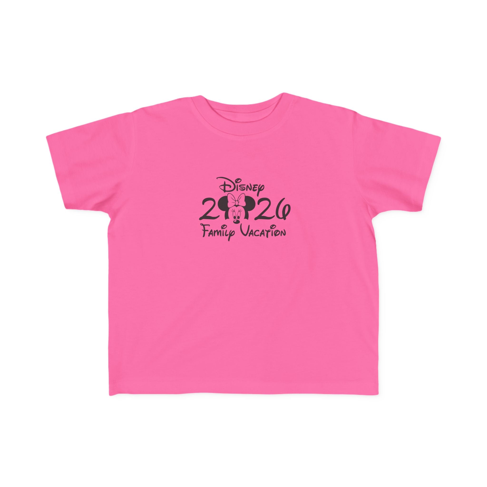 2026 Family Vacation Toddler Tee | Mickey Silhouette