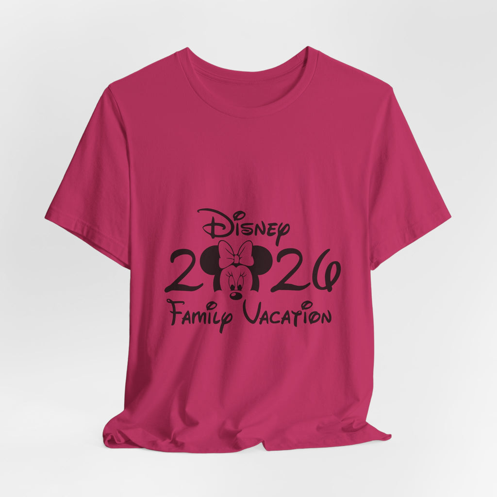 2026 Minnie Mouse Family Vacation T-Shirt | Disney Vacation Tee
