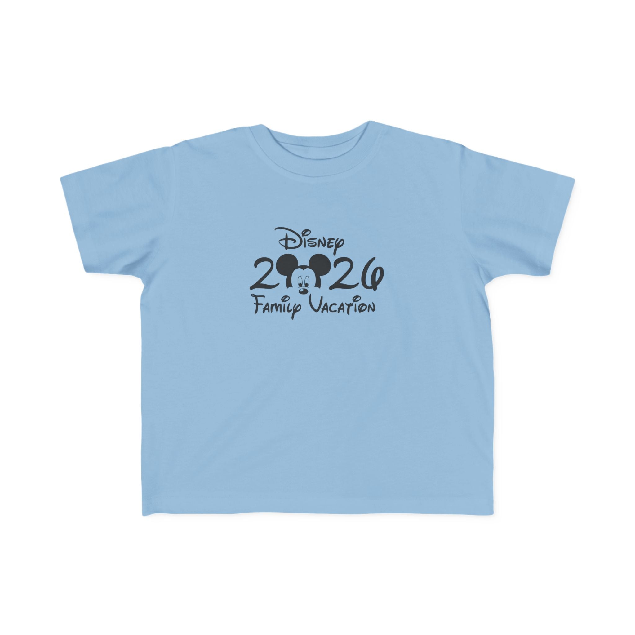2026 Mickey Mouse Family Vacation Toddler Tee