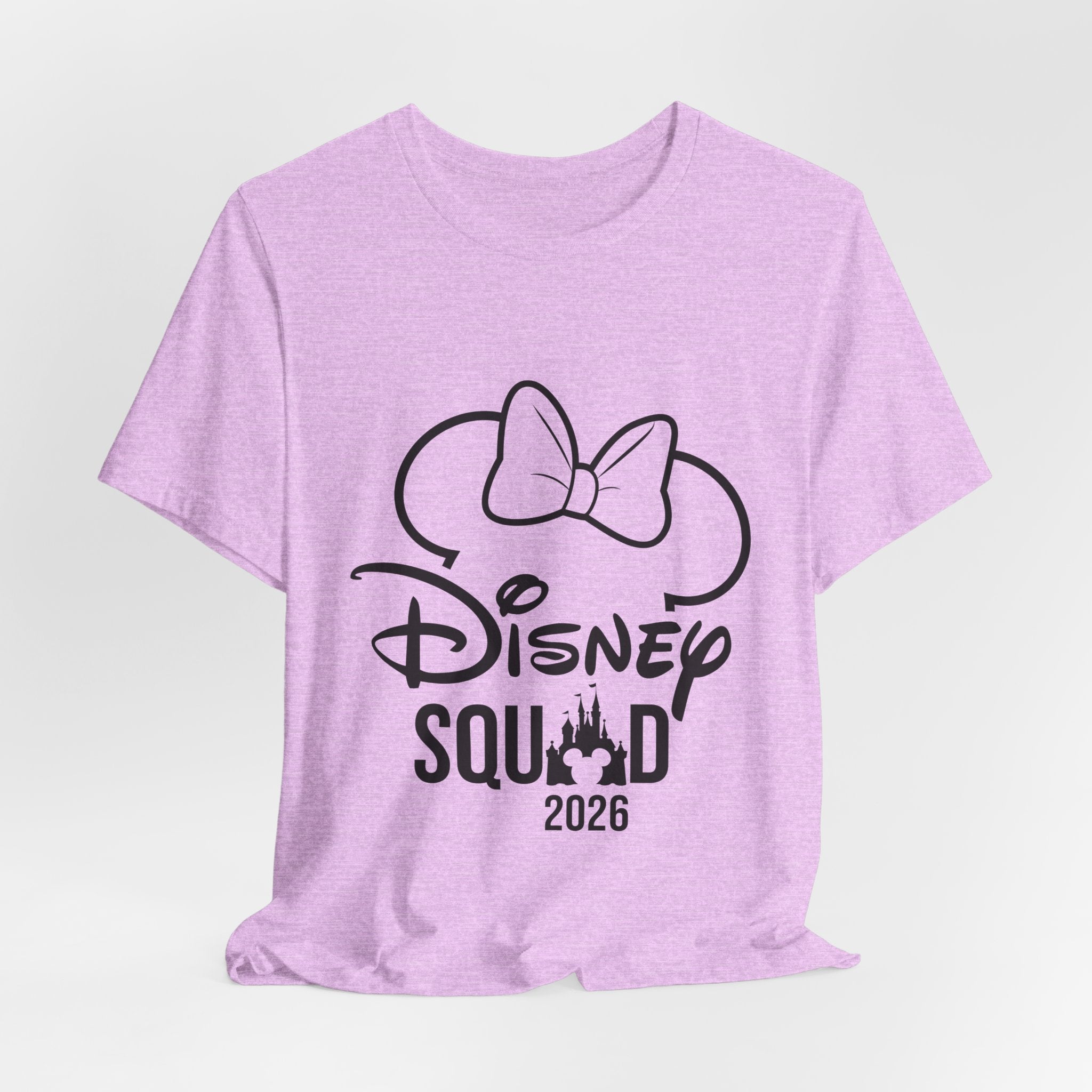 Disney Squad 2026 Tee | Minnie Bow Silhouette