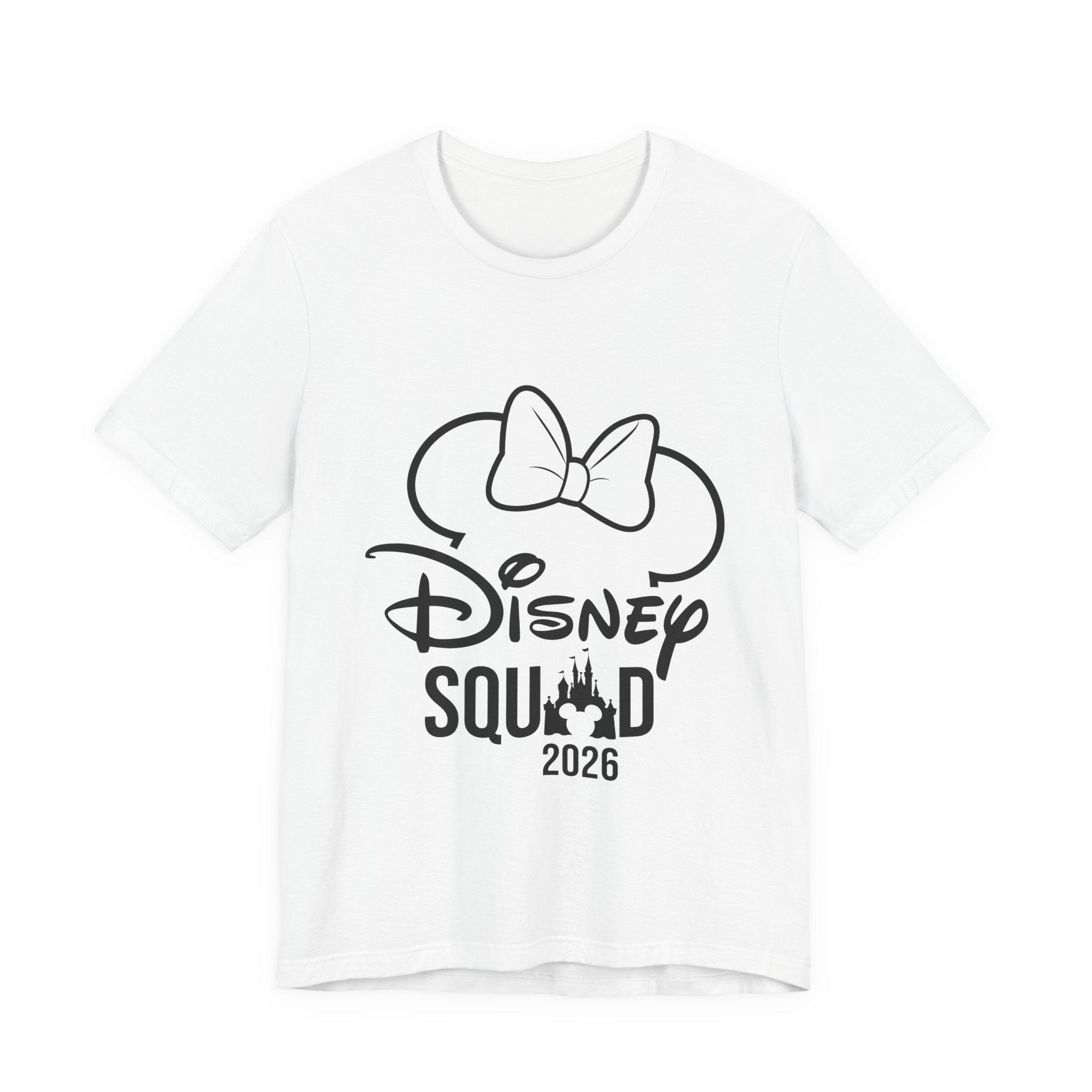 Disney Squad 2026 Tee | Minnie Bow Silhouette