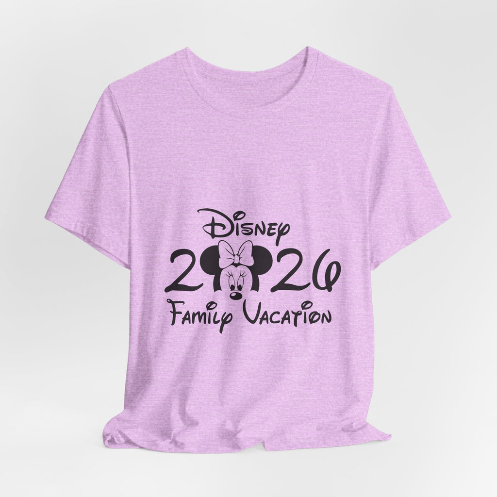 2026 Minnie Mouse Family Vacation T-Shirt | Disney Vacation Tee