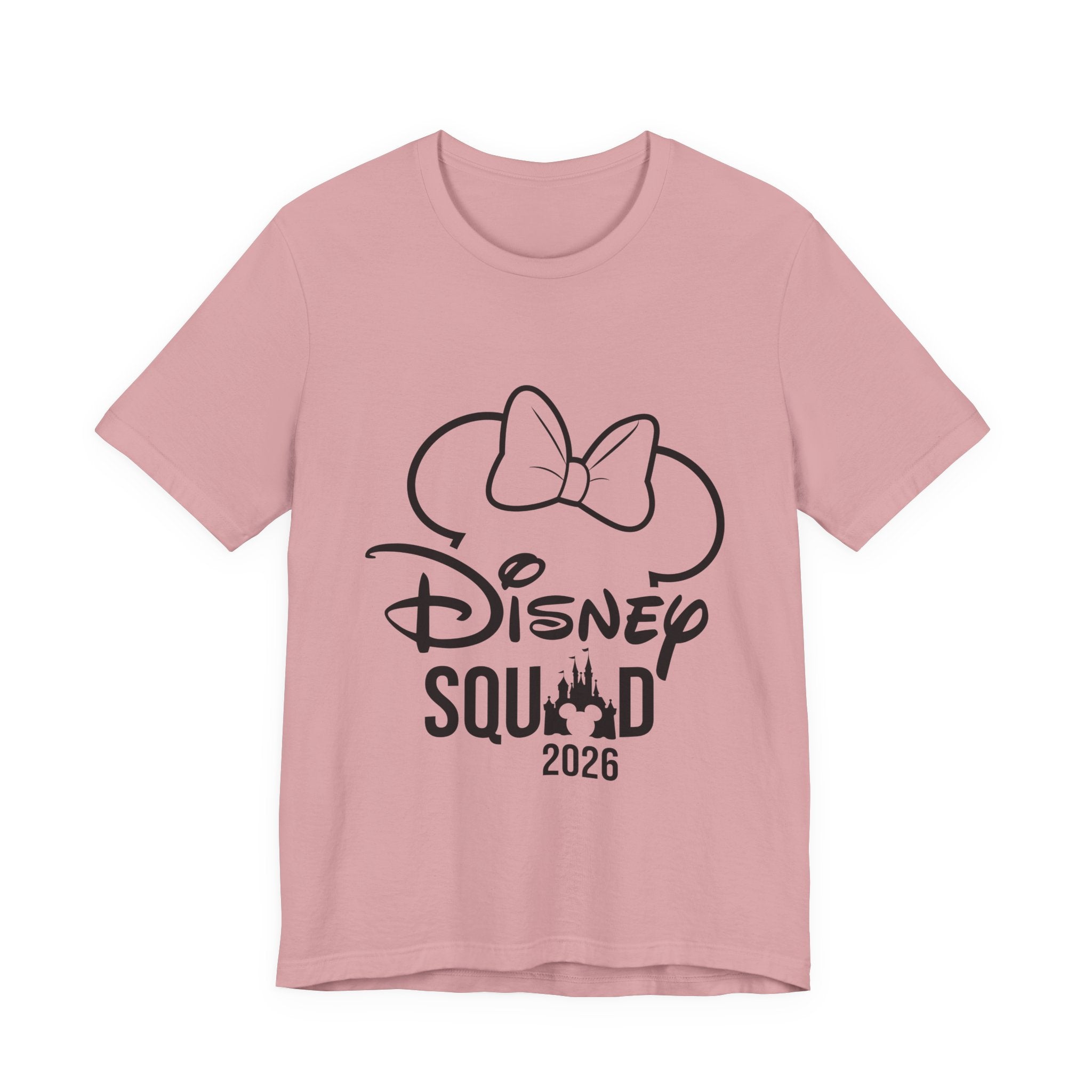 Disney Squad 2026 Tee | Minnie Bow Silhouette