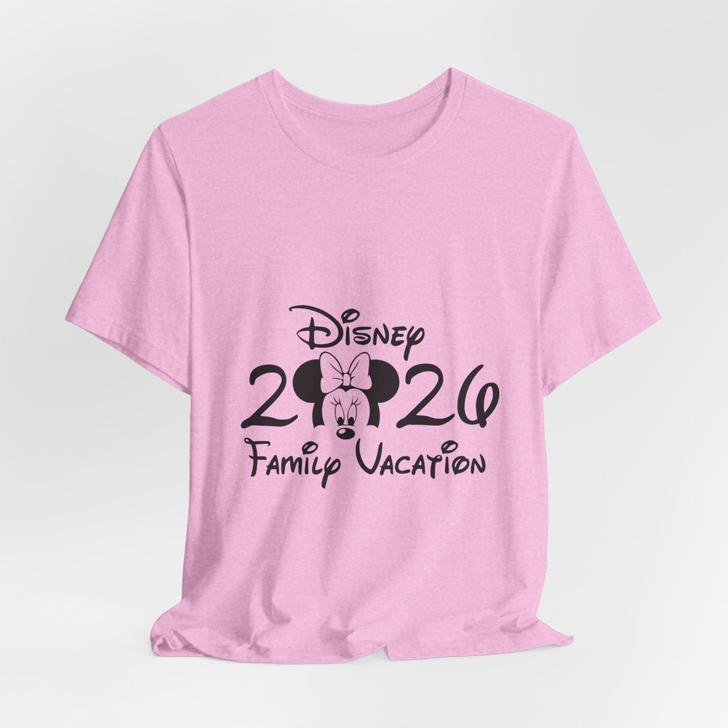 2026 Minnie Mouse Family Vacation T-Shirt | Disney Vacation Tee