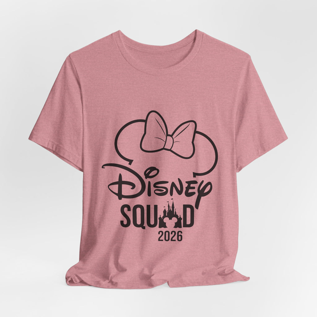 Disney Squad 2026 Tee | Minnie Bow Silhouette