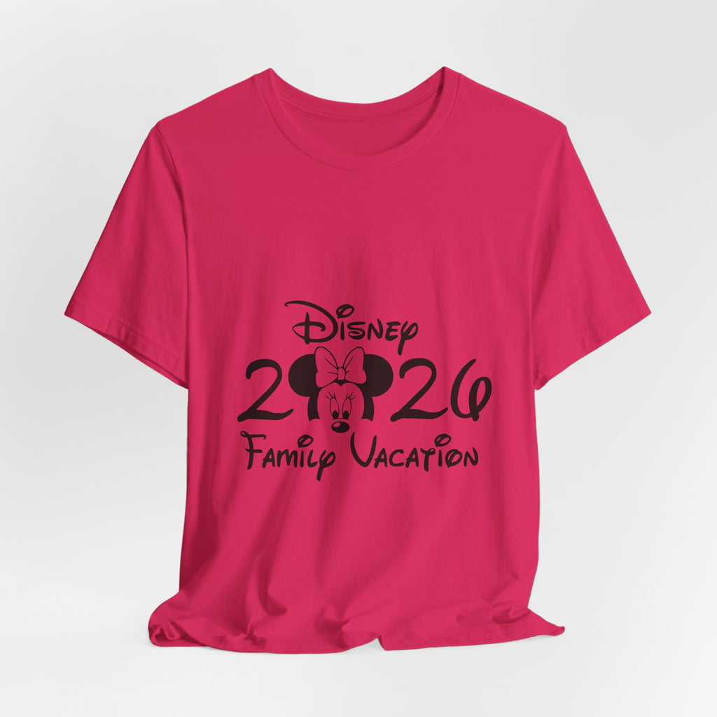 2026 Minnie Mouse Family Vacation T-Shirt | Disney Vacation Tee