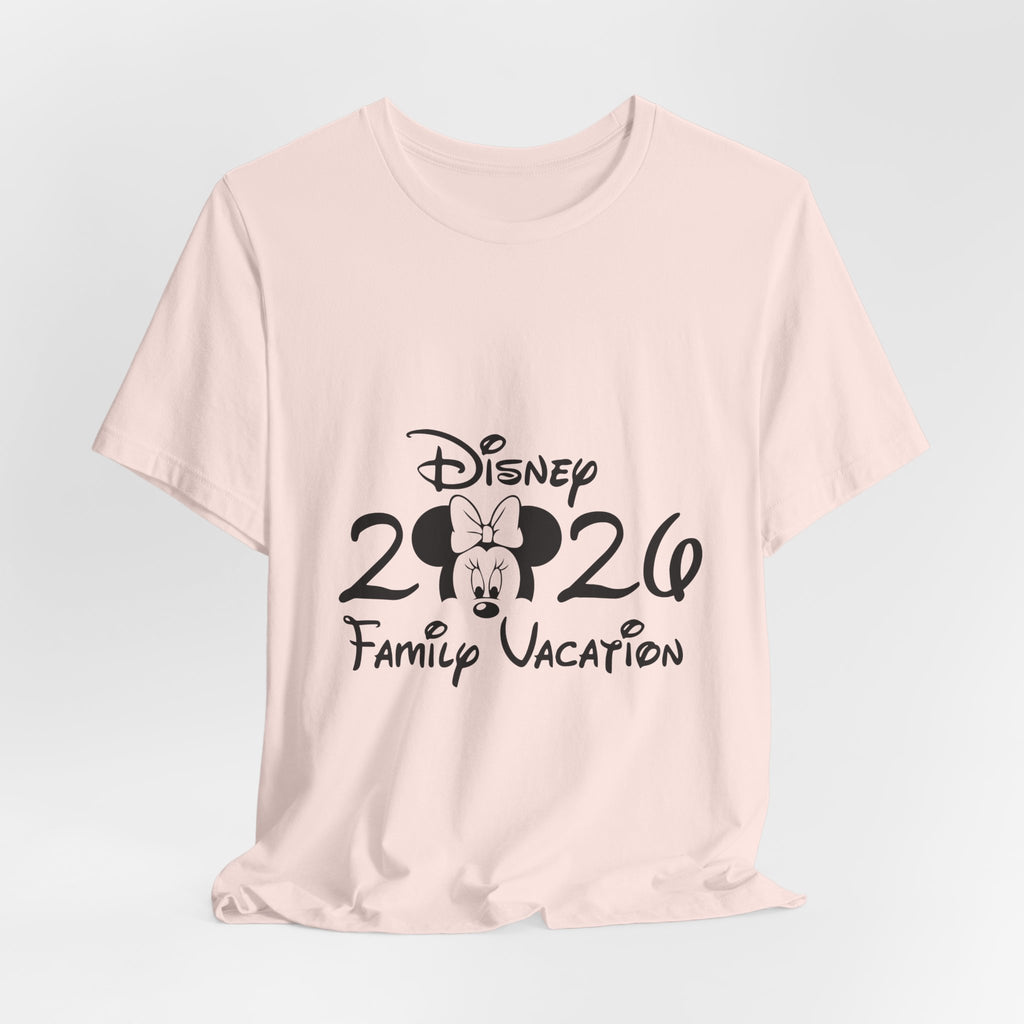 2026 Minnie Mouse Family Vacation T-Shirt | Disney Vacation Tee