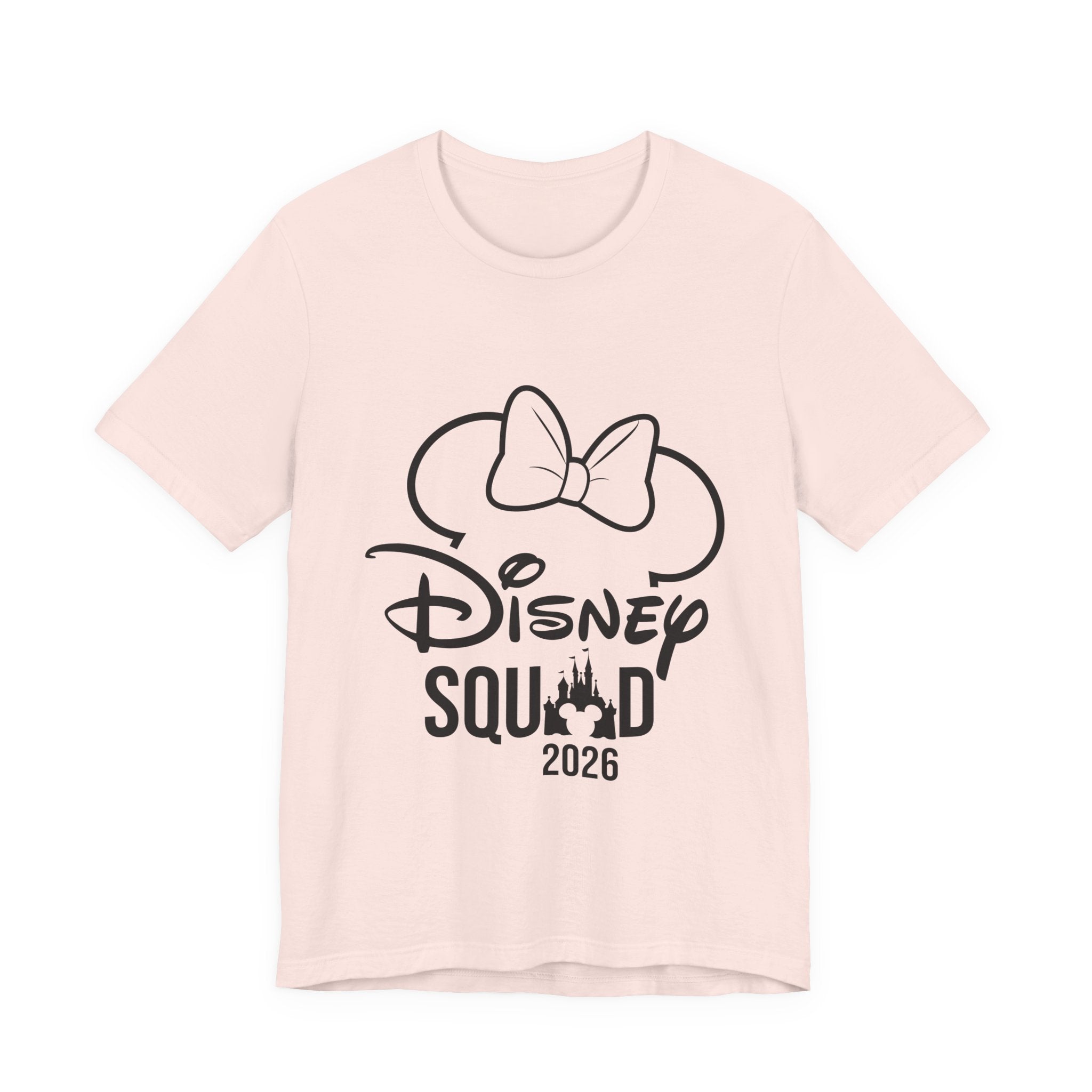 Disney Squad 2026 Tee | Minnie Bow Silhouette