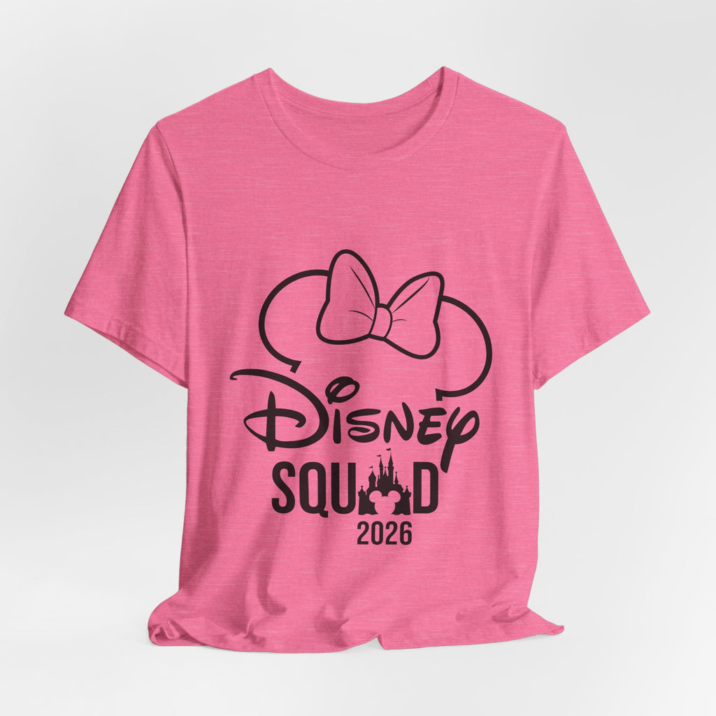 Disney Squad 2026 Tee | Minnie Bow Silhouette