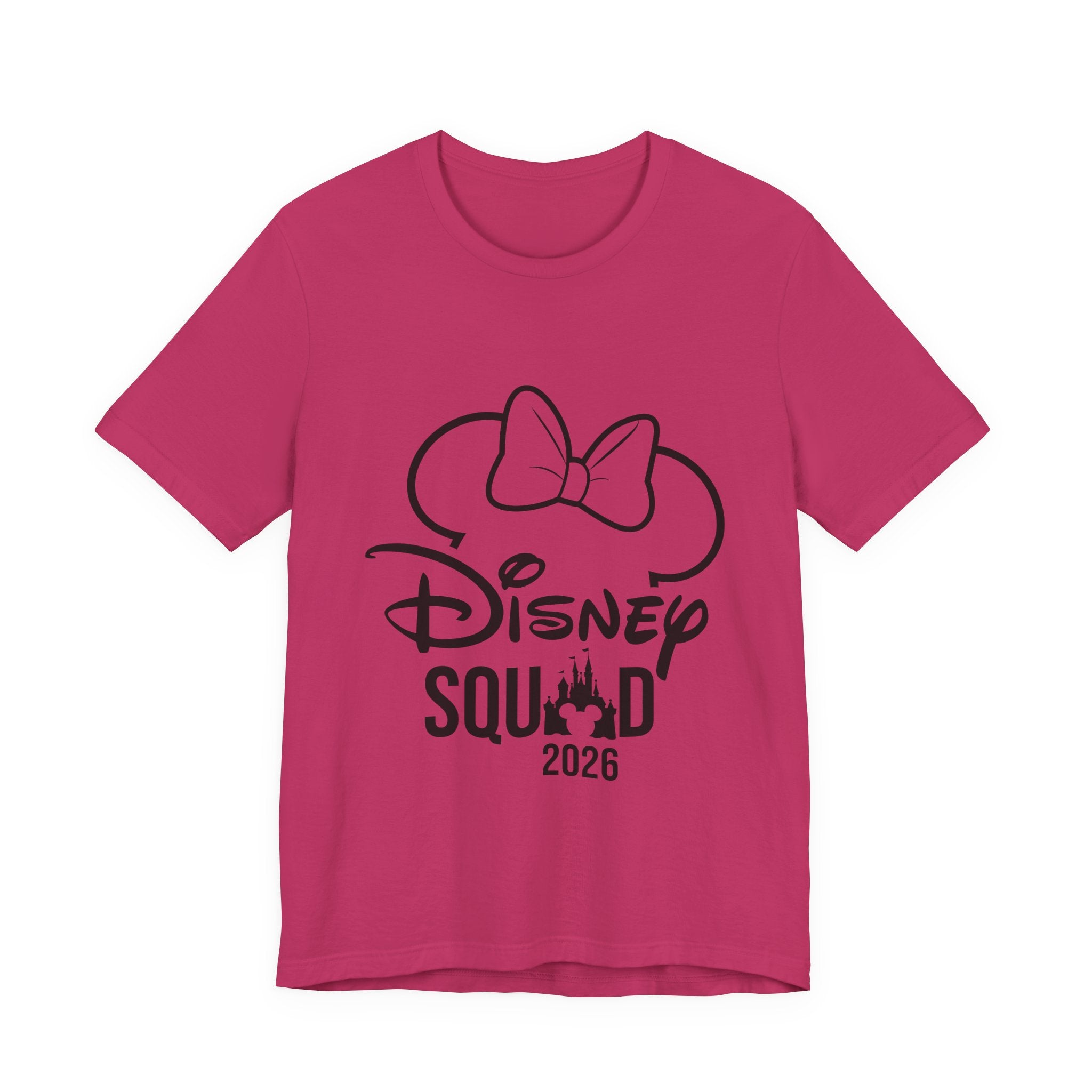 Disney Squad 2026 Tee | Minnie Bow Silhouette