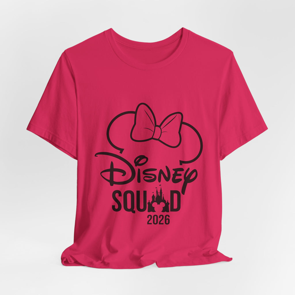 Disney Squad 2026 Tee | Minnie Bow Silhouette
