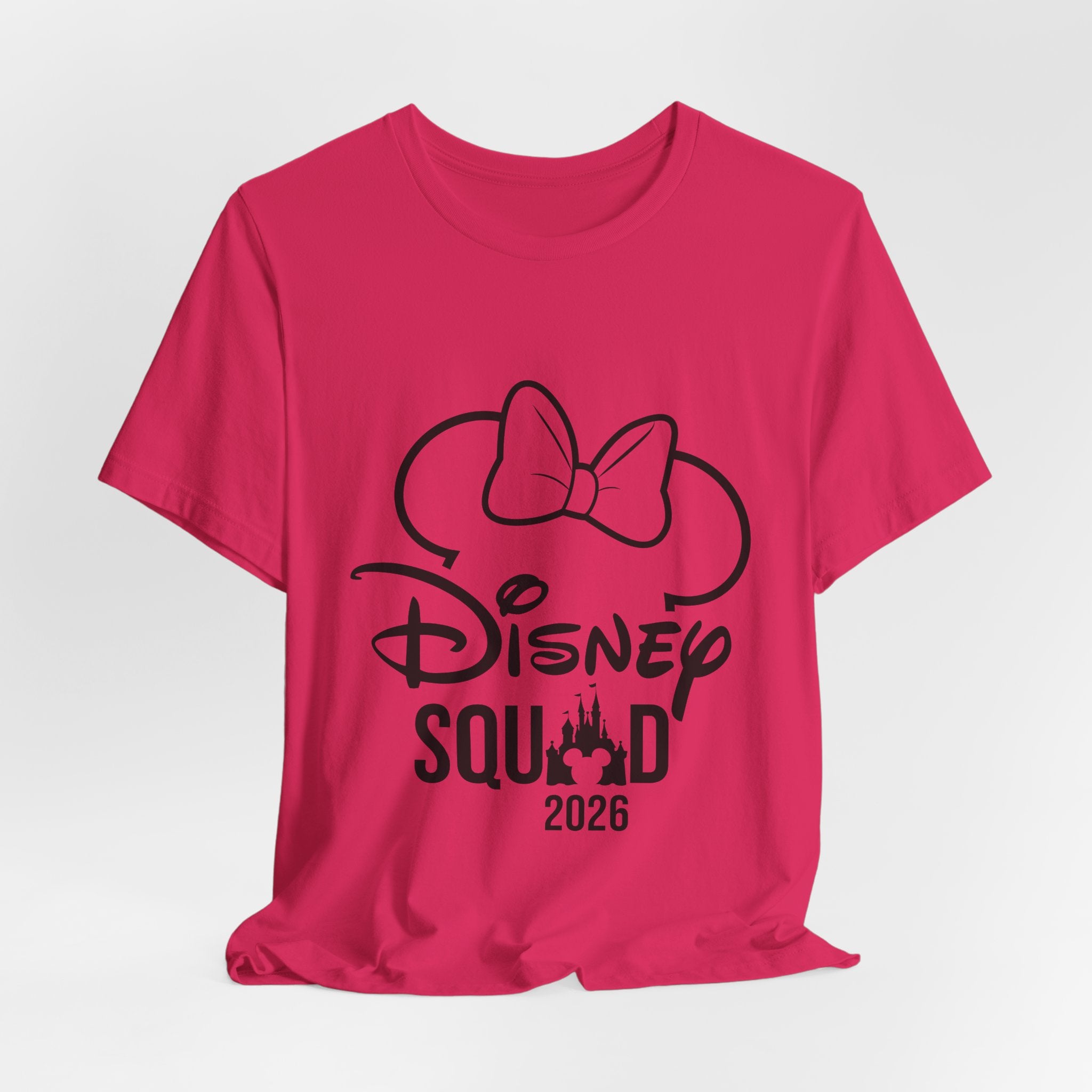 Disney Squad 2026 Tee | Minnie Bow Silhouette