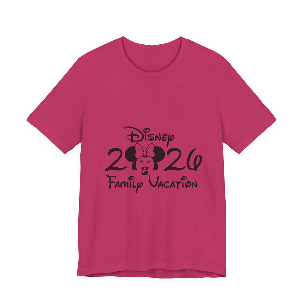 2026 Minnie Mouse Family Vacation T-Shirt | Disney Vacation Tee