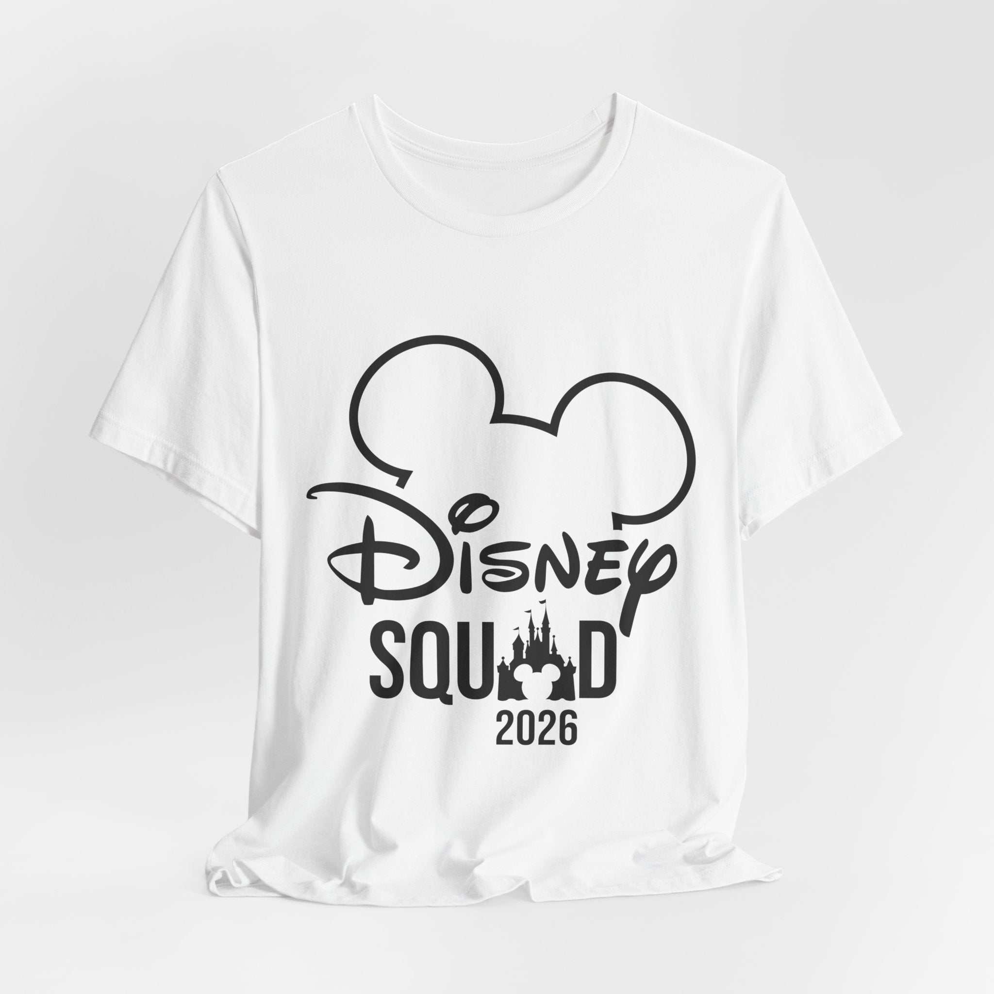 Disney Squad 2026 T-Shirt | Mouse Ears Castle Design
