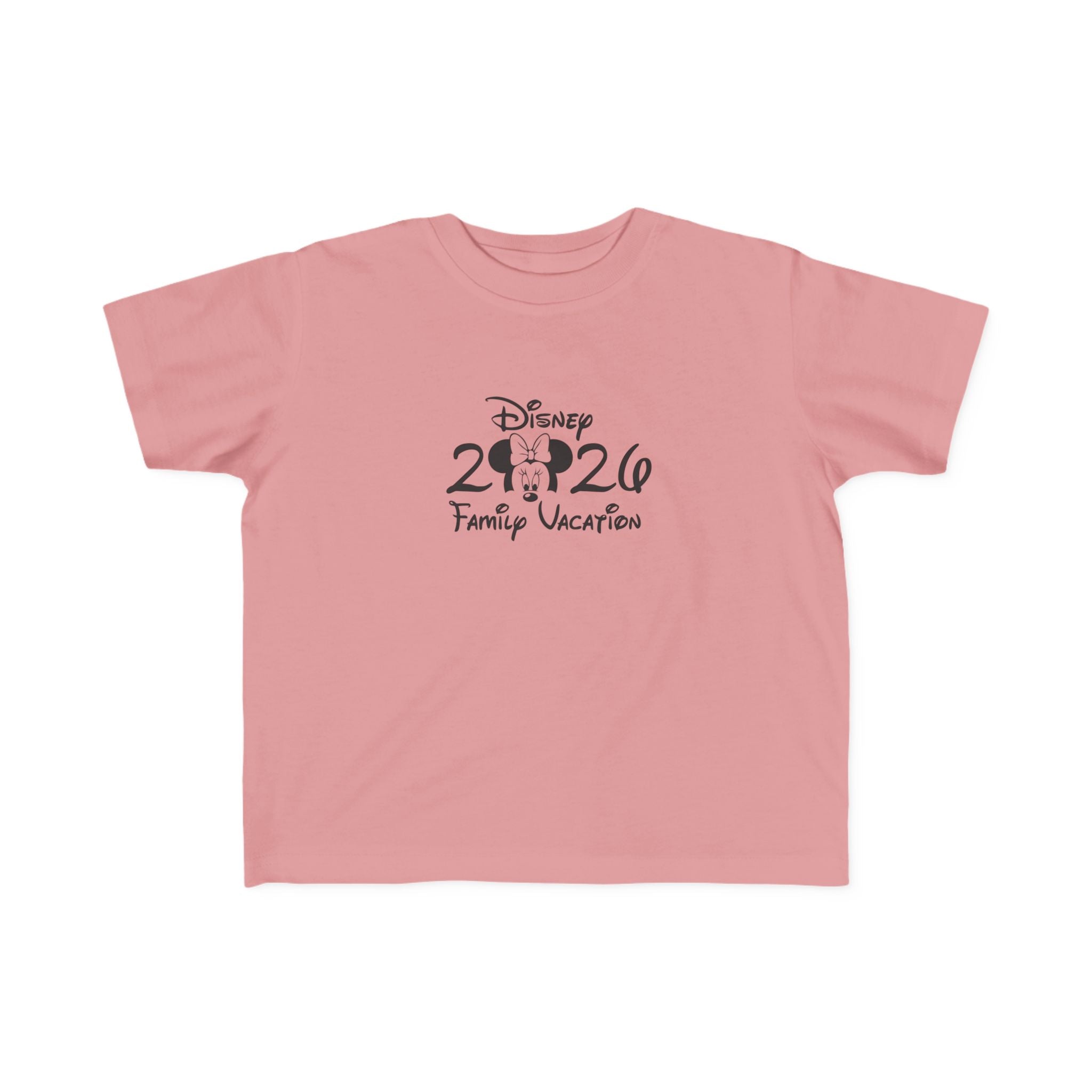 2026 Family Vacation Toddler Tee | Mickey Silhouette