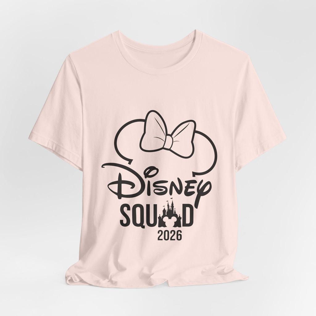 Disney Squad 2026 Tee | Minnie Bow Silhouette