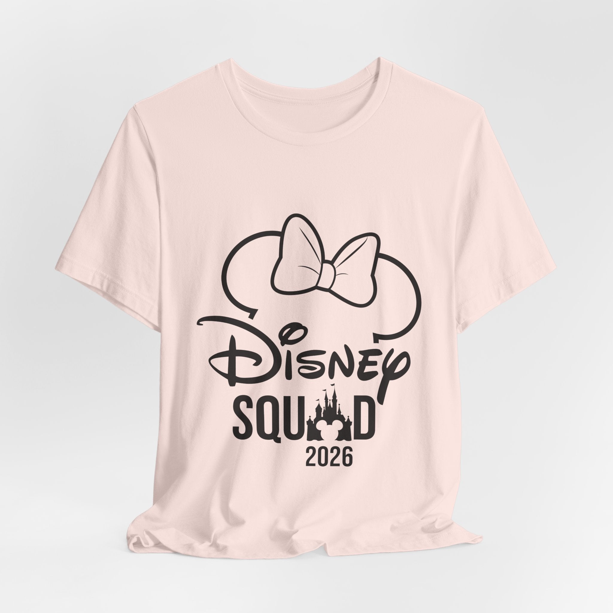 Disney Squad 2026 Tee | Minnie Bow Silhouette
