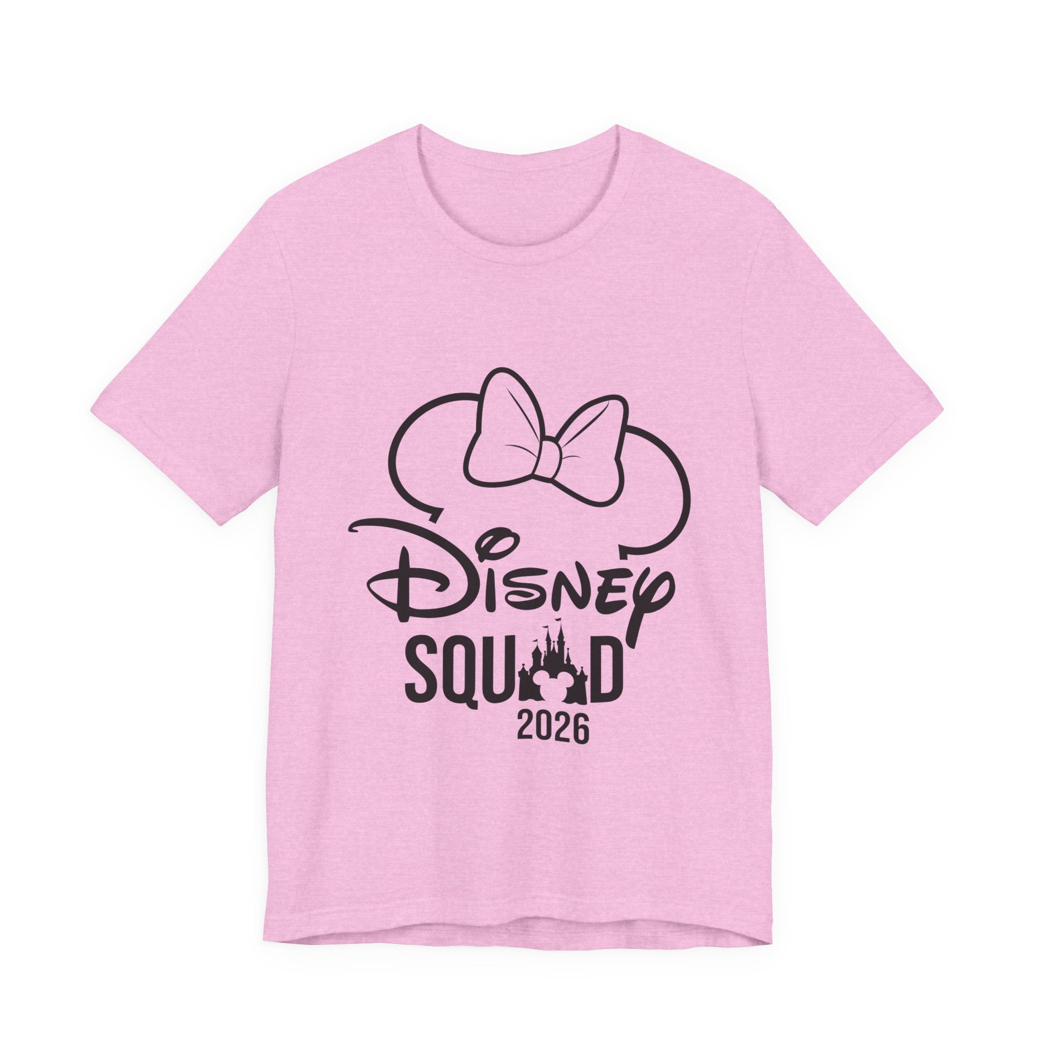 Disney Squad 2026 Tee | Minnie Bow Silhouette