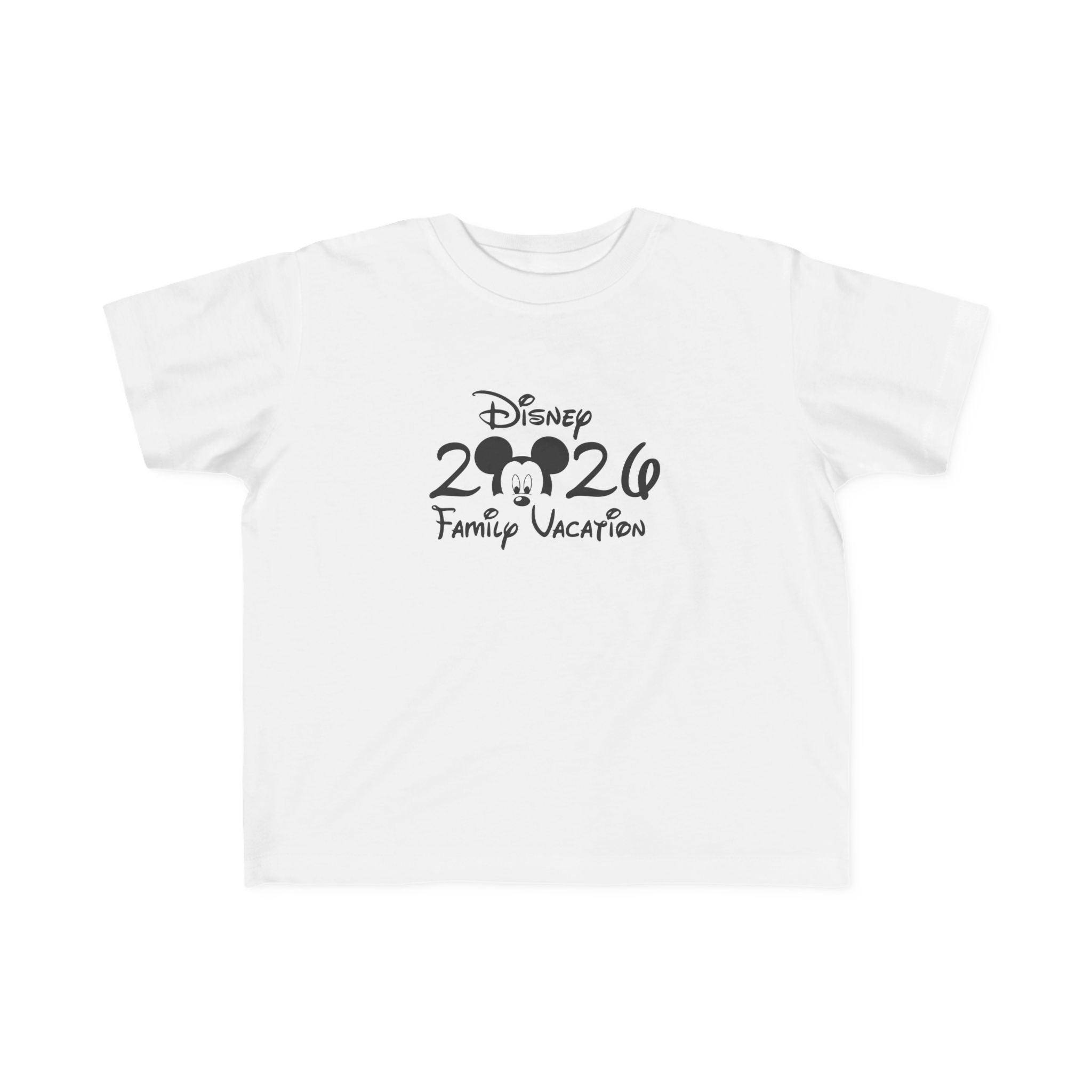 2026 Mickey Mouse Family Vacation Toddler Tee